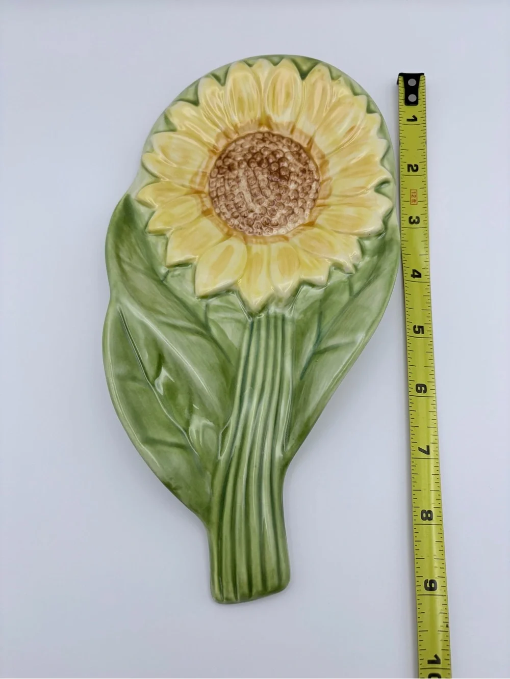 Pfaltzgraff, Retired, “The Secret Of Pistoulet”, Ceramic Sunflower Spoon Rest